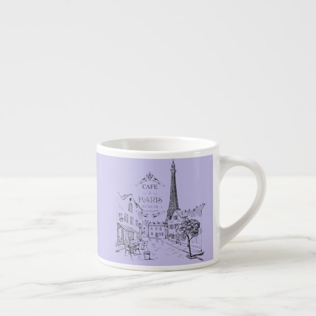 Café Paris Espresso Cup Espressotasse (Rechts)
