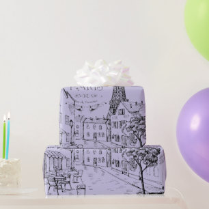 Cafe Paris Geschenkpapier
