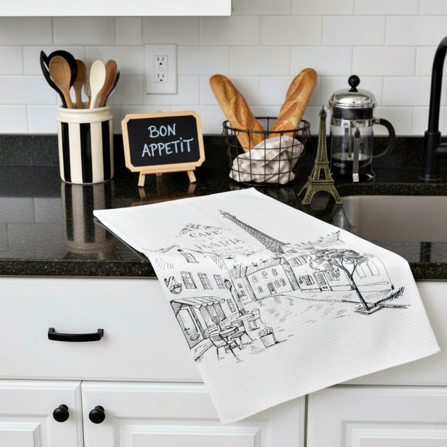 Café Paris Geschirrtuch (Von Creator hochgeladen)