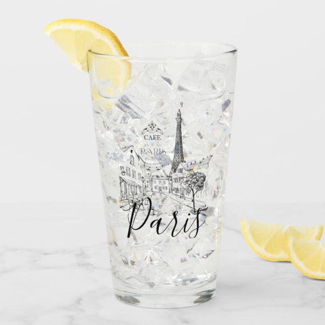 Café Paris Glas (Vorderseite Ice)