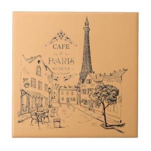 Cafe-Paris-Kachel Fliese