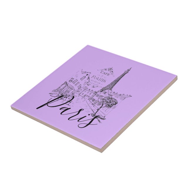 Café Paris Keramik Tile Fliese (Seite)
