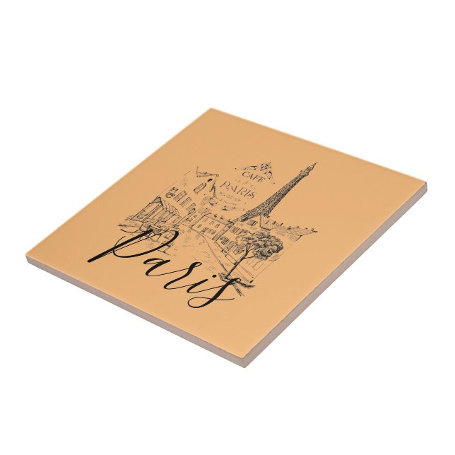 Cafe Paris Keramikfliese (Seite)