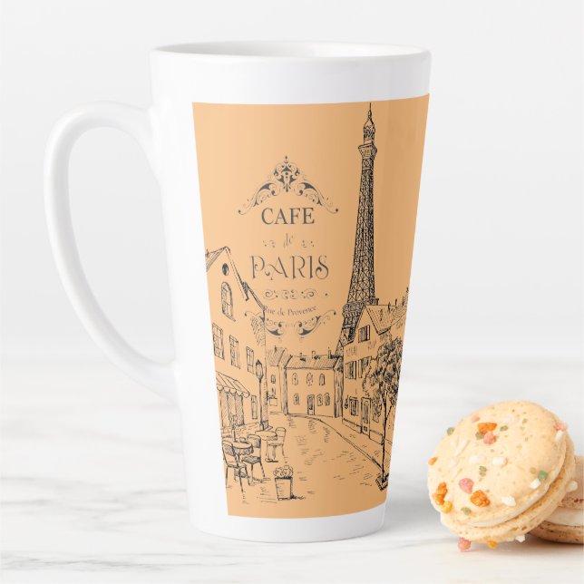 Café Paris Latte Tasse (Beispiel)