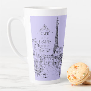 Cafe Paris Latte Tasse