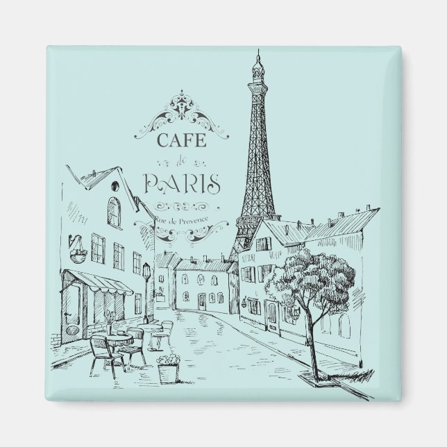 Café Paris Magnet (Vorne)