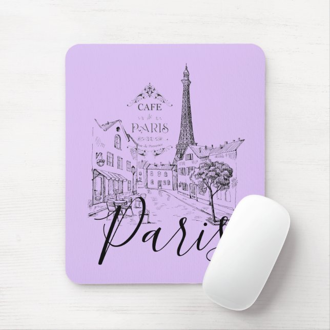 Cafe Paris   Mauspad (Mit Mouse)