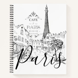 Café Paris Notizbuch