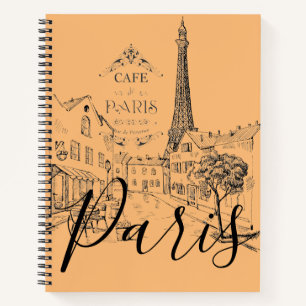 Cafe Paris Notizbuch