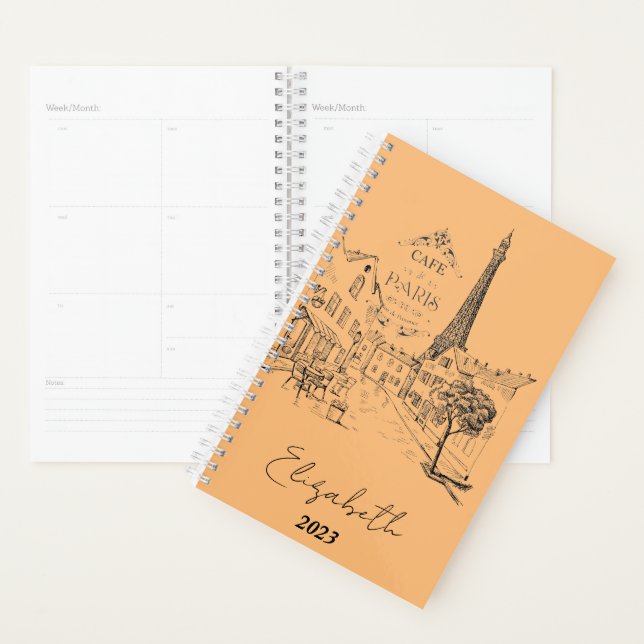 Café Paris personalisiert, benutzerfreundliches Ja Planer (Anzeige)