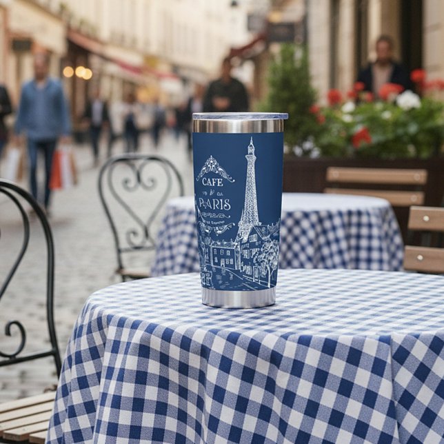 Café Paris personalisiert Thermobecher (Von Creator hochgeladen)