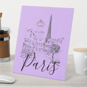 Cafe Paris Sockelschild