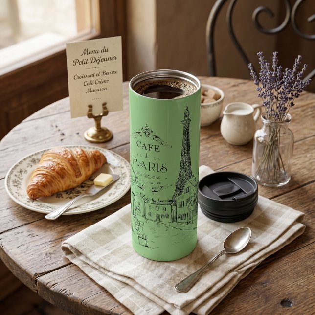 Cafe Paris Thermal Tumbler Thermosbecher (Von Creator hochgeladen)