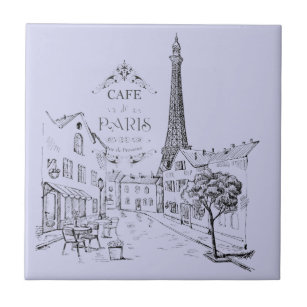 Café Paris Tile Fliese