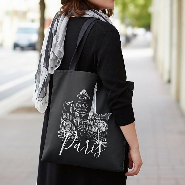 Café Paris Tote Bag (Von Creator hochgeladen)