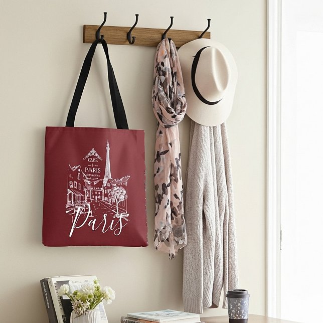 Café Paris Tote Bag (Von Creator hochgeladen)