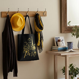 Café Paris Tote Bag