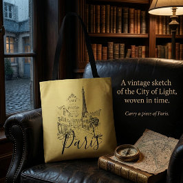 Café Paris Tote Bag
