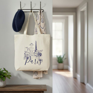 Café Paris Tote Bag Tragetasche