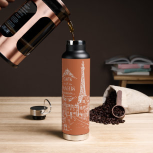 Cafe Paris Wasserflasche Trinkflasche