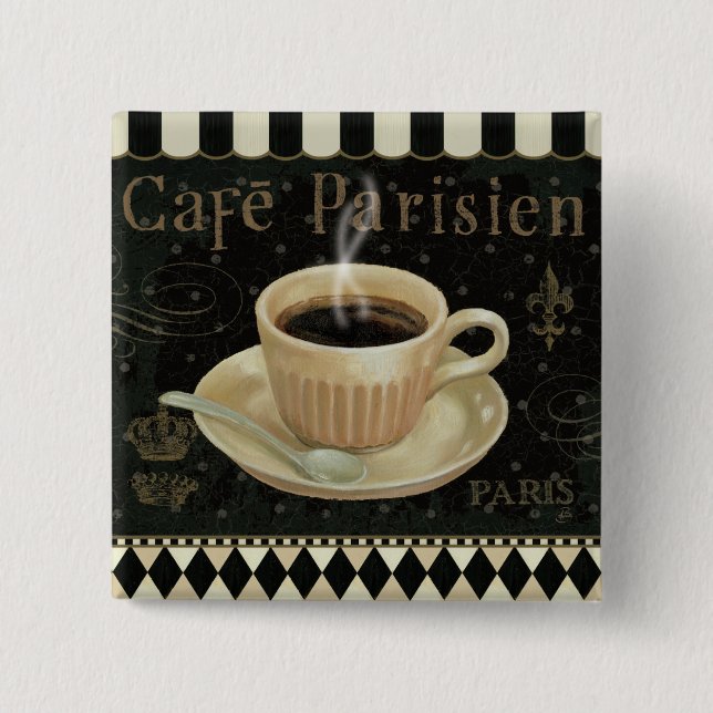 Café Parisien Button (Vorderseite)
