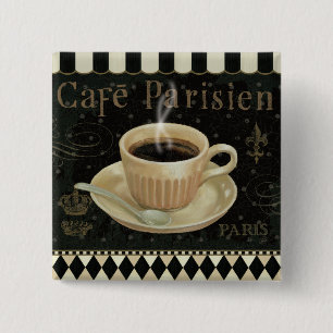 Café Parisien Button