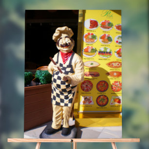 Cafe Pasa Kebap in Kemer. Truthahn Acrylschild