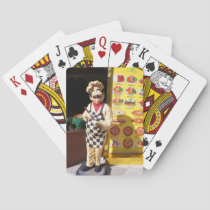 Cafe Pasa Kebap in Kemer. Türkei Spielkarten