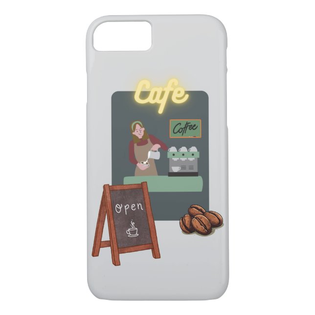 Cafe phone case (Rückseite)