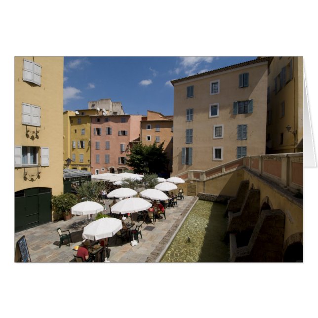 Café, Place de l'Eveche, Grasse, (Vorderseite (Horizontal))