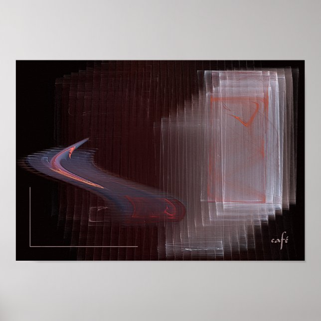 Café Poster (Vorne)