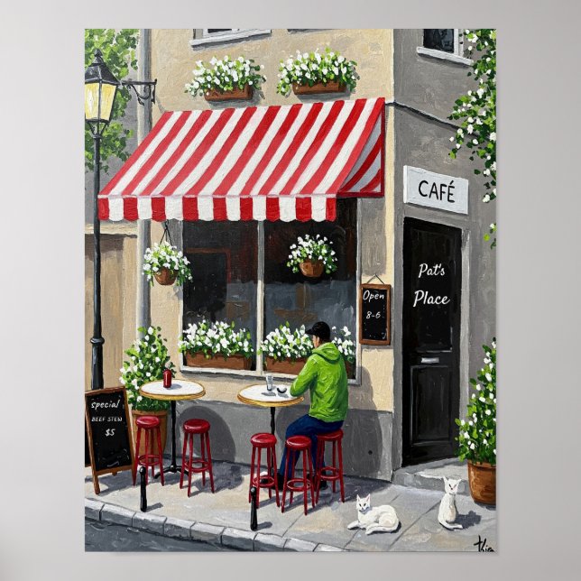 Café Poster (Vorne)