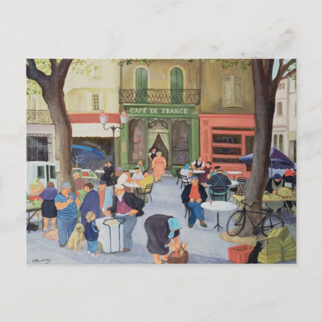 Café Provence Postkarte (Vorderseite)