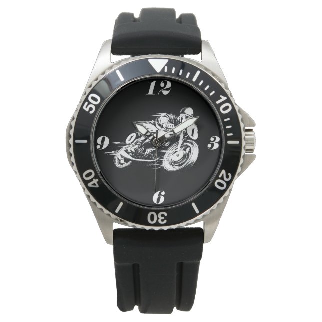 Café Racer-2 Armbanduhr (Vorderseite)