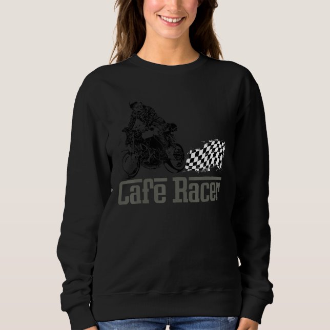 Cafe Racer Biker Men Women Adult Teens Boys Girls  Sweatshirt (Vorderseite)