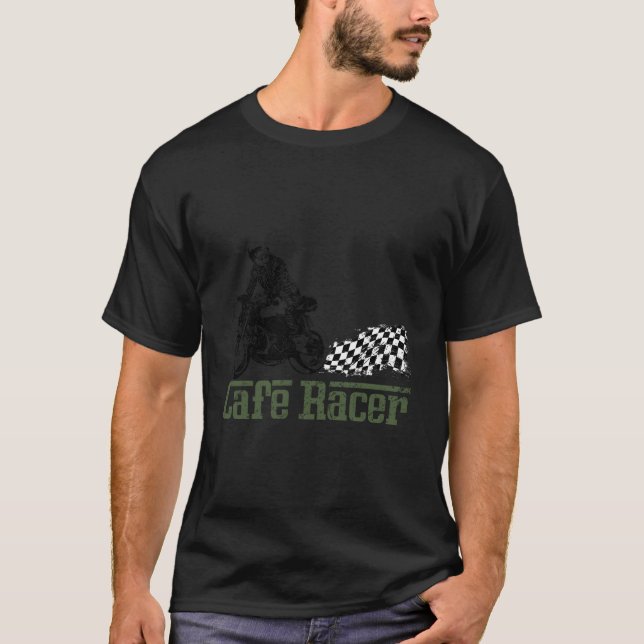 Cafe Racer Biker Ns Jugend T-Shirt (Vorderseite)