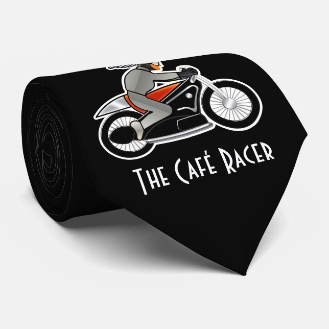 Café Racer Krawatte (Gerollt)