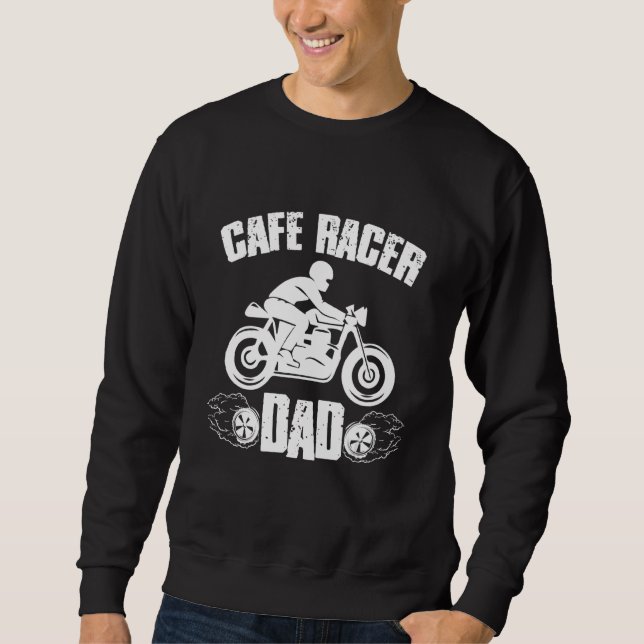Café Racer Motorrad 125 Café Racer Bench Custom Sweatshirt (Vorderseite)