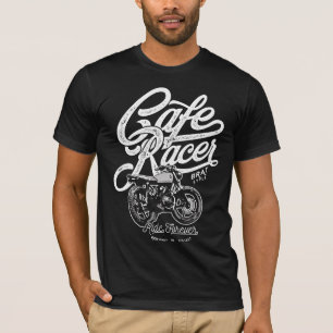 Cafe Racer Motorrad-Fahrt Forever Brat Style T-Sh T-Shirt