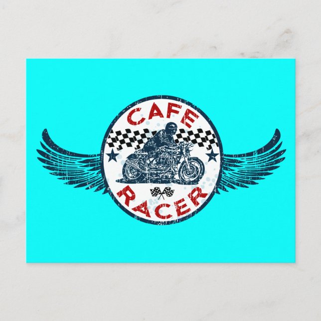 Cafe Racer Postkarte (Vorderseite)