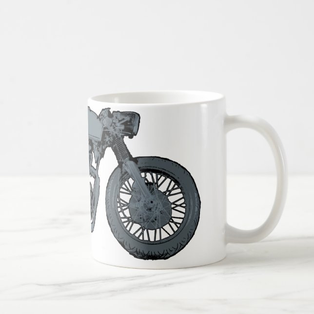 Café-Rennläufer-klassisches Grau Tasse (Rechts)