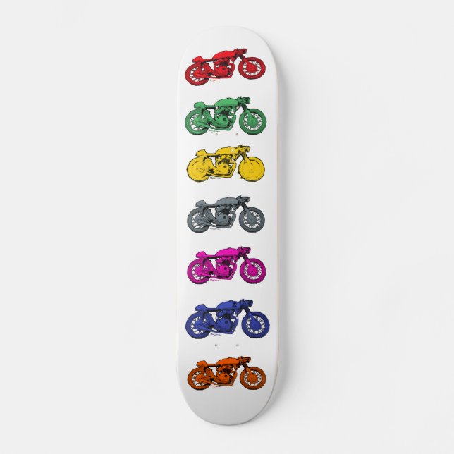 Café-Rennläufer-Skateboard Skateboard (Vorderseite)