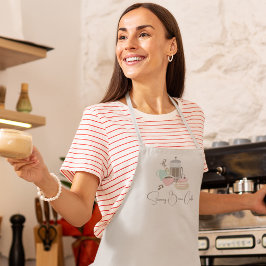 Café Retro Quirky Schürze