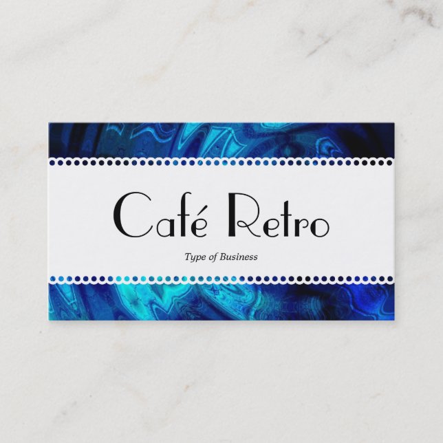 Café Retro (Scalloping) - Römisches Bad Visitenkarte (Vorderseite)