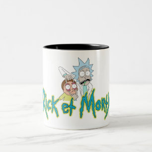 Café Rick and Morty Zweifarbige Tasse