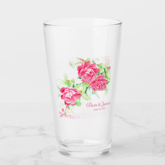 Café-Rose Glas (Vorderseite)