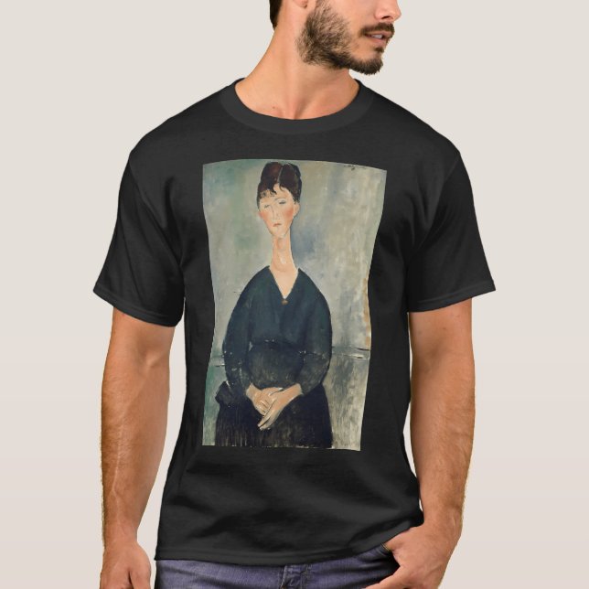 Cafe Singer by Amedeo Modigliani T-Shirt (Vorderseite)