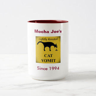 Café-Spaß #3: Kaffee-Tasse Zweifarbige Tasse