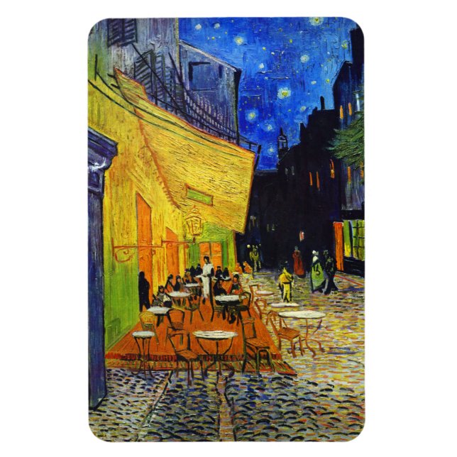 Café Terrace at Night by Van Gogh Magnet (Vertikal)