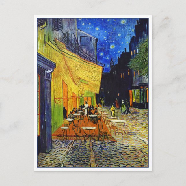 Café Terrace at Night by Van Gogh Postkarte (Vorderseite)